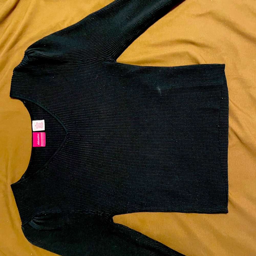 Black quarter sleeve shirt